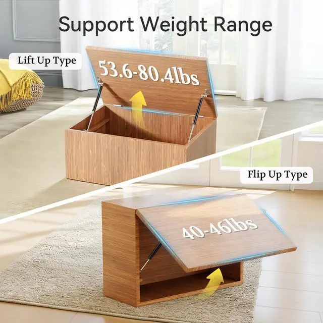 Alt view image 5 of 7 - Gas Struts 15 inch 67lb with Brackets (2 Pack) - Heavy Duty Lift Support for RV Bed Hatch & Storage Box Lid - Hydraulic Spring Shocks for Camper Bed, Cellar Door, Food Truck Window