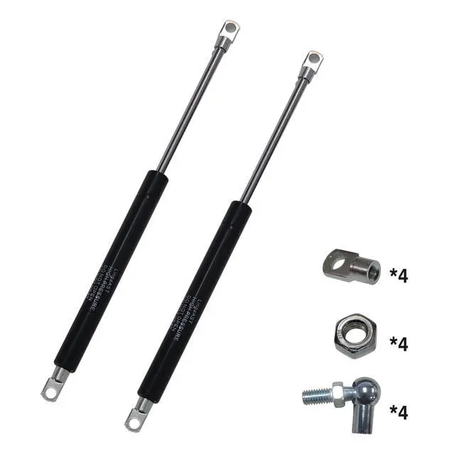 Alt view image 3 of 7 - Gas Spring Prop Struts Shock Lift Supports 10 Inches 25lb with L Mount for RV Bed Floor Hatch Trap Door TV Cabinet Heavy Duty Box Lid Window (25lb, 10in)