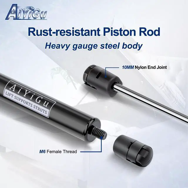 Alt view image 4 of 7 - 10 Inch 40LB/178N Gas Shock Strut Spring Lift Support for Truck Boat Hydraulic Arm Toolbox RV Cabinet Door Sentry Safe Lid Support