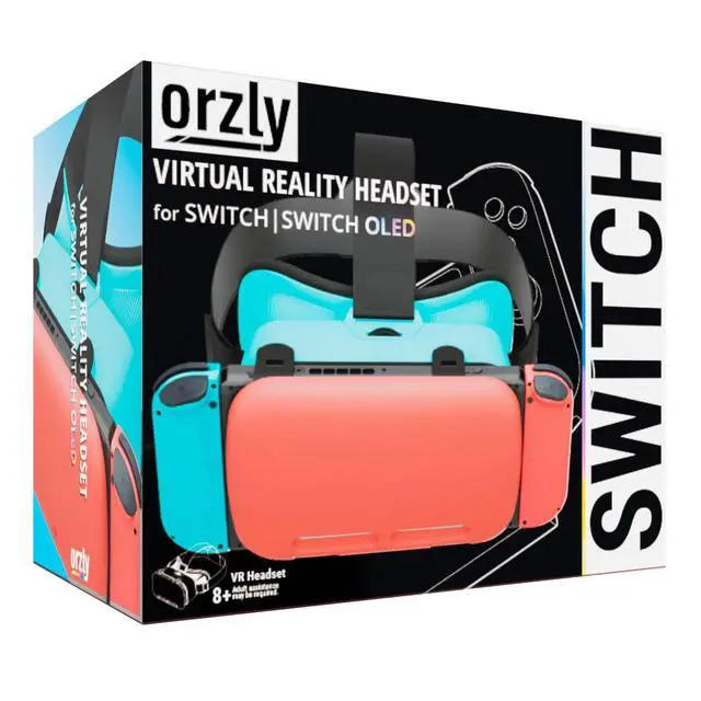 Alt view image 2 of 7 - VR Headset Designed for Nintendo Switch & Switch OLED Console with Adjustable Lens for a Virtual Reality Gaming Experience and for Labo VR - Colour Pop - Gift Boxed Edition Tanami