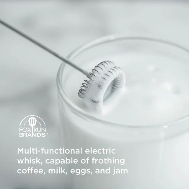 Alt view image 4 of 7 - Electric Milk and Coffee Frother, 9" Portable and Rechargeable Handheld Mixer with 3 Speed Settings