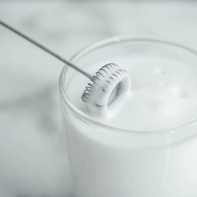 Alt view image 3 of 7 - Electric Milk and Coffee Frother, 9" Portable and Rechargeable Handheld Mixer with 3 Speed Settings