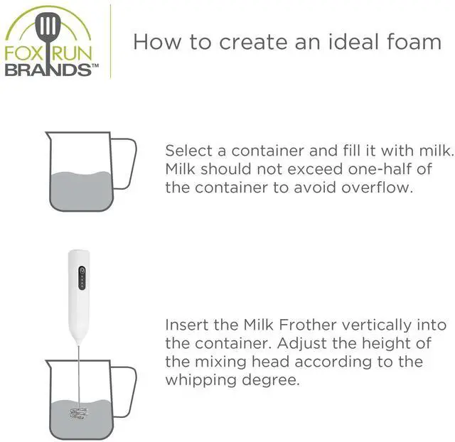 Alt view image 7 of 7 - Electric Milk and Coffee Frother, 9" Portable and Rechargeable Handheld Mixer with 3 Speed Settings