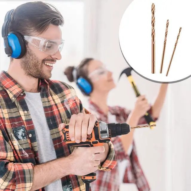 Alt view image 6 of 7 - 15 Pieces 1/16" 1/8" 5/64" Drill Bit M35 High Speed Steel Twist Cobalt Drill Bit Set for Hardened Metal Stainless Steel Cast Iron Woodwork Plastic (1/16 Inch,1/8 Inch,5/64 Inch)