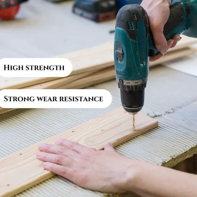Alt view image 5 of 7 - 15 Pieces 1/16" 1/8" 5/64" Drill Bit M35 High Speed Steel Twist Cobalt Drill Bit Set for Hardened Metal Stainless Steel Cast Iron Woodwork Plastic (1/16 Inch,1/8 Inch,5/64 Inch)