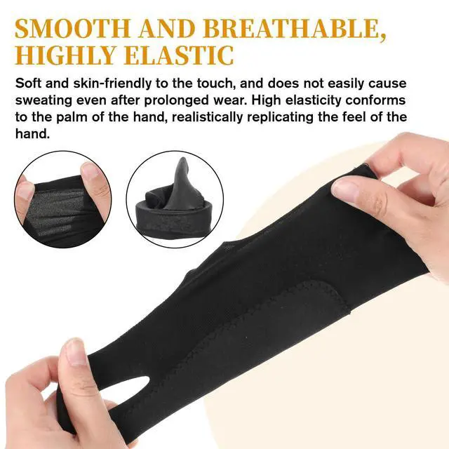 Alt view image 4 of 7 - 2 Pcs Digital Drawing Glove, Artist Glove 3-Layer Palm Rejection