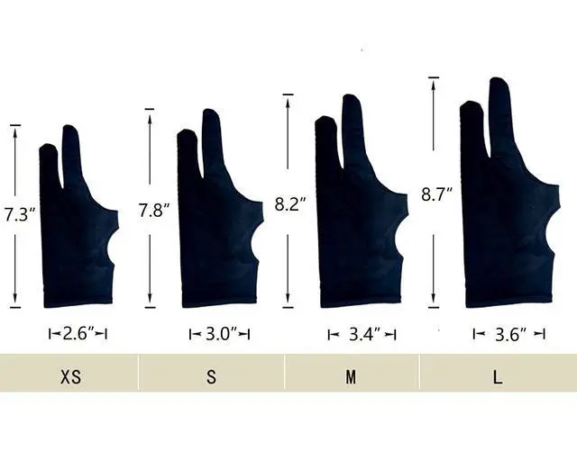 Alt view image 2 of 7 - Drawing Glove, Digital Art Glove for Graphic Tablet, Artist Gloves with Two Fingers for iPad, Paper Sketching, Smudge Guard, Palm Rejection, Suitable for Left and Right Hand (2 PCS, Small)