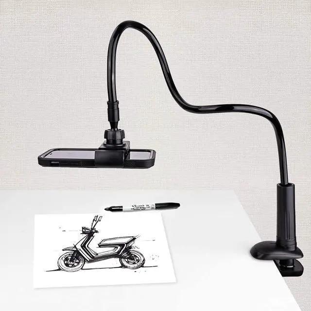 Alt view image 5 of 7 - Phone Holder Bed Gooseneck Mount Mobile Phone Holder Table Stand