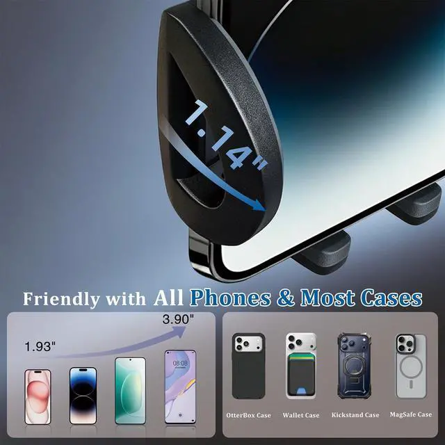 Alt view image 3 of 7 - Flexible Gooseneck Phone Holder, Suction Cup Cell Phone Mount with Adjustable Cradle, Hands Free Long Arm Phone Stand for Desk, Mirror, Kitchen, Guitar, Video Recording and Live Streaming