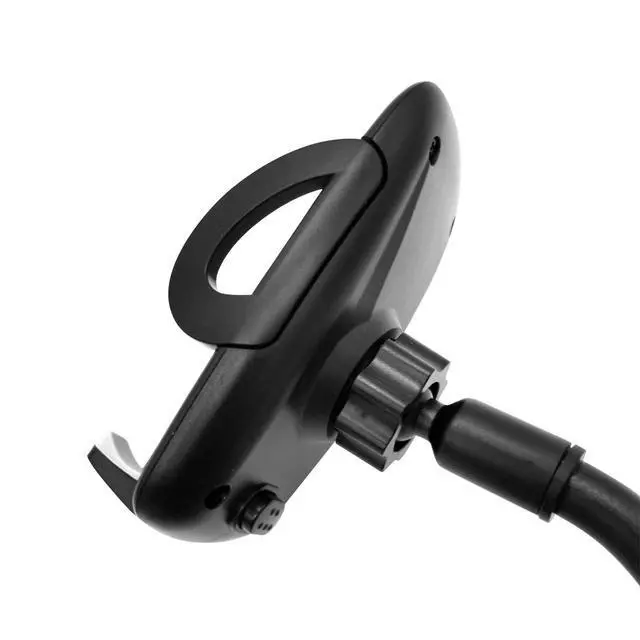 Alt view image 6 of 7 - Flexible Gooseneck Phone Holder, Suction Cup Cell Phone Mount with Adjustable Cradle, Hands Free Long Arm Phone Stand for Desk, Mirror, Kitchen, Guitar, Video Recording and Live Streaming