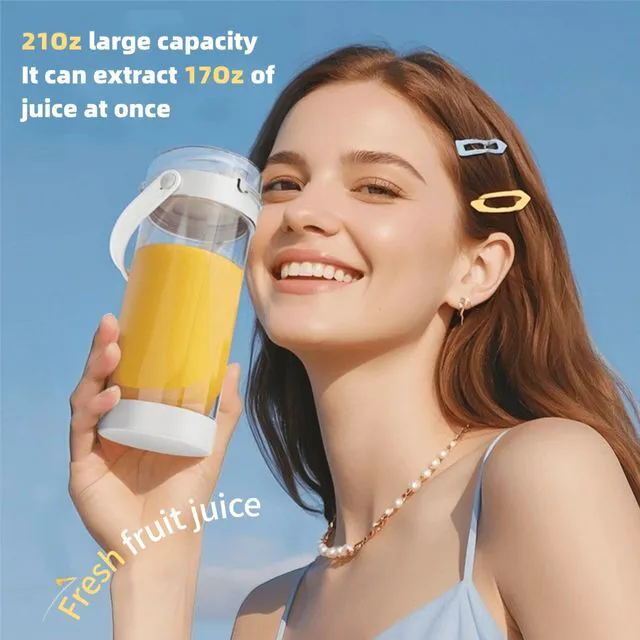 Alt view image 3 of 7 - Personal Portable Cordless Blender for Shakes and Smoothies and Juice,21 Oz USB-C Rechargeable Mini Mixer with Extra Lid for Travel, Office, Gym