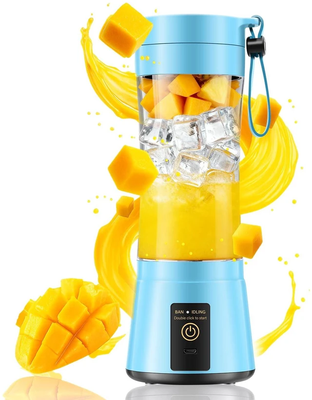 Main image of Cordless Personal Size Portable Blender - 380Ml Blender Smoothies and Shakes, BPA Free Traveling Juice Cup with Powerful Blending, Freshly Squeezed in Sports/Travel/Home