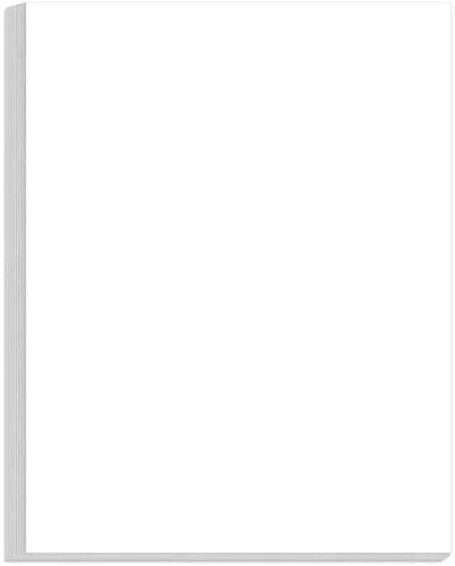Main image of 8.5" x 11" Printer Paper - 100 Sheets/200 Pages White Copy Paper, 20 lb Letter Size Papers Printing in Office/School/Home