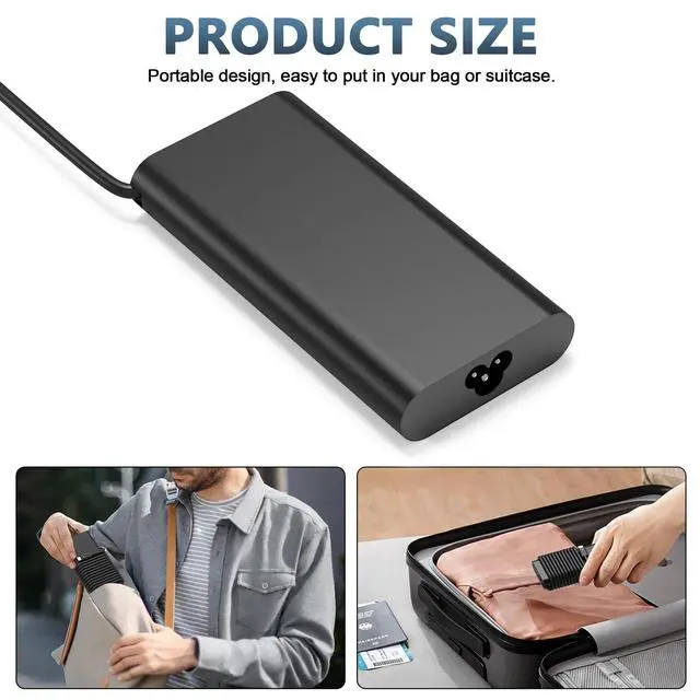 Alt view image 4 of 7 - 90W USB C Type C AC Adapter for Dell XPS,LA90PM170 DA90PM170 DA65NM170 0TDK33,Latitude 3400 3500 5289 5300 5400 7200 7400 7300 7390 2in1,Precision 3540 Laptop Charger