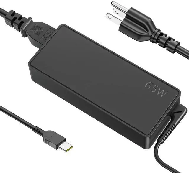 Main image of 65W USB C Laptop Charger Compatible with Lenovo Laptop Charger ThinkPad T14 T15 E14 E15 X1 X13 E480 T480s T490 Yoga 7i 9i Thinkbook 65W 45W Computer Charger USB Type C AC Power Adapter