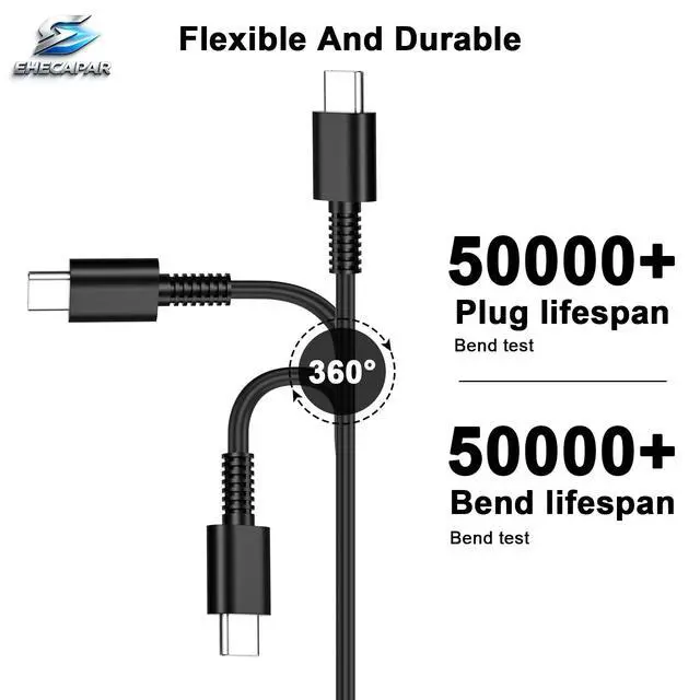 Alt view image 5 of 7 - 65W USB C Laptop Charger Fast-Charging Adapter Compatible with Lenovo,HP,Dell,Acer,Asus,Samsung Galaxy,Google Chromebook,and Other 45W Type C Laptop