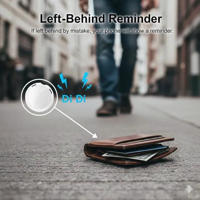 Alt view image 2 of 7 - No Subscription GPS Tracker for Vehicles Work with Find My (iOS Only) Real Time Global No Monthly Fee Mini Hidden Car Tracker Device Smart Locator Tracking Tags with Magnetic Case for Pets Luggage