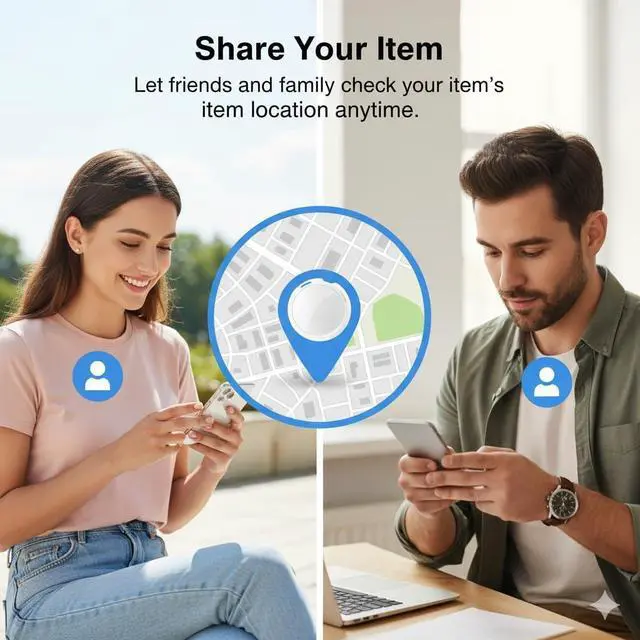 Alt view image 4 of 7 - No Subscription GPS Tracker for Vehicles Work with Find My (iOS Only) Real Time Global No Monthly Fee Mini Hidden Car Tracker Device Smart Locator Tracking Tags with Magnetic Case for Pets Luggage