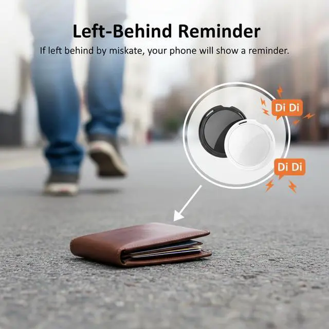 Alt view image 3 of 7 - 2 Pack GPS Tracker for Vehicles Work with Find My (iOS Only) Real Time Mini Car Air Tracker Tag Devices Global Coverage Hidden Car Locator Tracking No Monthly Fee No Subscription No SIM Card Required