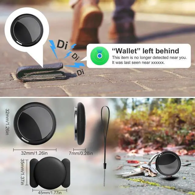 Alt view image 5 of 7 - Mini GPS Tracker for Vehicles, Tracking Device for Vehicles No Subscription(iOS ONLY), Real Time Portable Real Time Magnetic GPS Tracking Device Hidden No Monthly Fee for Car, Truck, Moto (Black)
