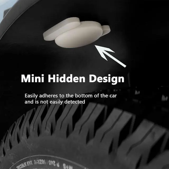 Alt view image 5 of 7 - GPS Tracker for Vehicles,Real Time GPS Tracker for Car Work with Apple Find My(iOS Only),No Monthly Fee Hidden Mini Tracker Device for Vehicles (White,1PCS)