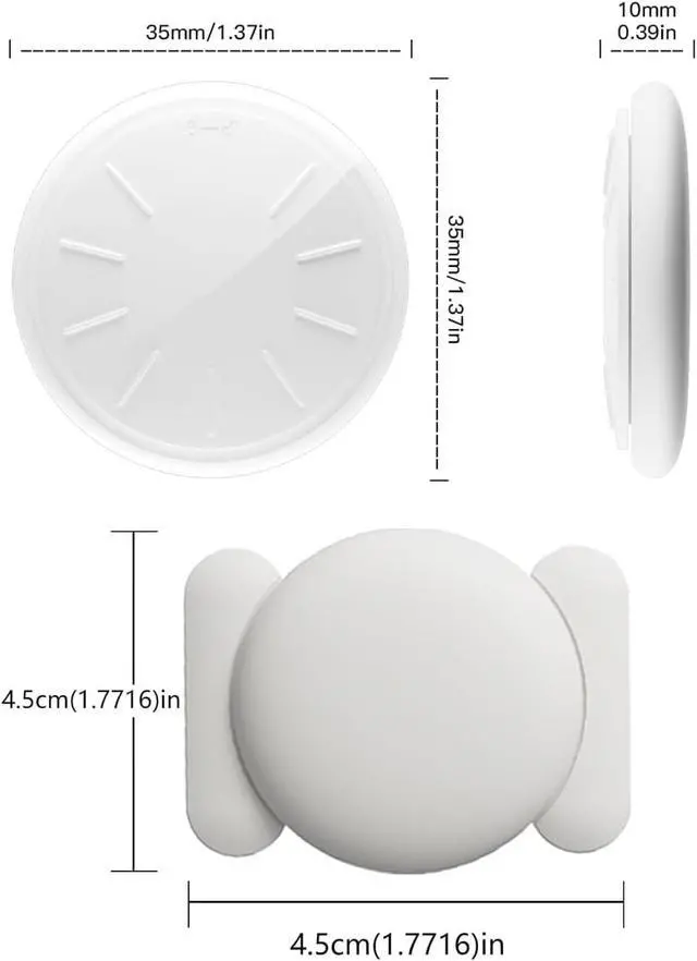 Alt view image 7 of 7 - GPS Tracker for Vehicles,Real Time GPS Tracker for Car Work with Apple Find My(iOS Only),No Monthly Fee Hidden Mini Tracker Device for Vehicles (White,1PCS)