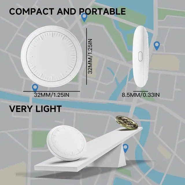 Alt view image 2 of 7 - Mini GPS Tracker for Vehicles,Hidden Vehicle Tracking Device with Magnetic Case,Real-Time Mini Magnetic Car Tracker Device Works with Apple Find My (iOS Only),No Monthly Fee (1PCS)