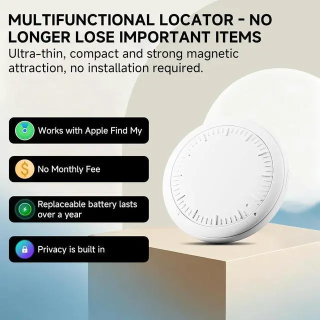 Alt view image 4 of 7 - Mini GPS Tracker for Vehicles,Hidden Vehicle Tracking Device with Magnetic Case,Real-Time Mini Magnetic Car Tracker Device Works with Apple Find My (iOS Only),No Monthly Fee (1PCS)