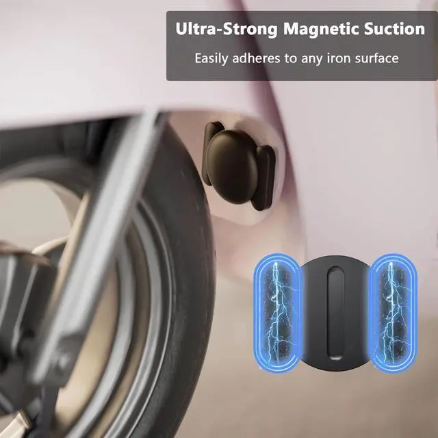 Alt view image 6 of 7 - Mini GPS Tracker for Vehicles,Hidden Vehicle Tracking Device with Magnetic Case,Real-Time Mini Magnetic Car Tracker Device Works with Apple Find My (iOS Only),No Monthly Fee (1PCS)