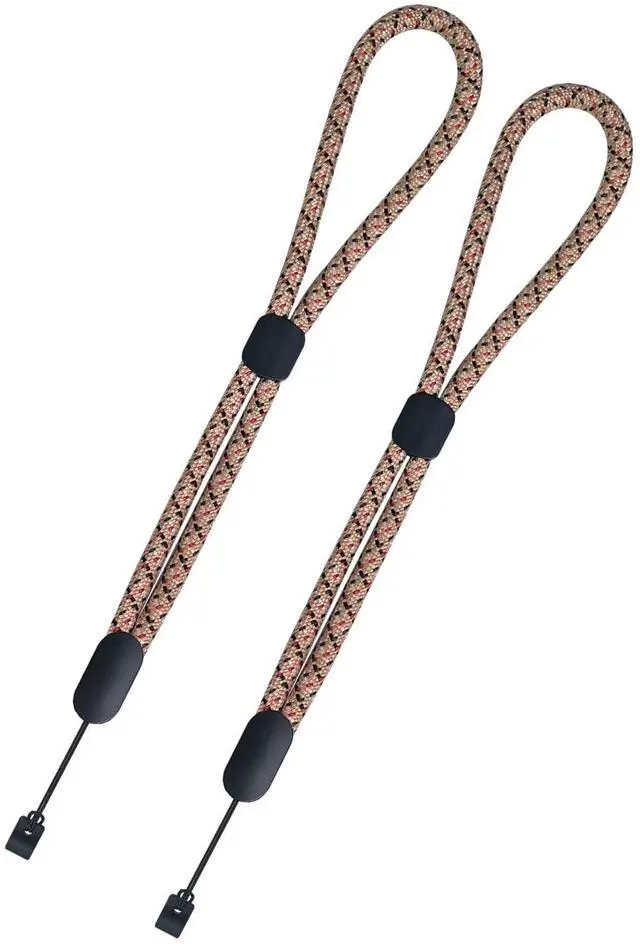 Alt view image 5 of 6 - Enhanced Reflective Wrist Strap Lanyard for Meta Quest 2 Controller, Comfortable Adjustable Hand Straps, Replacement Accessories Easy-to-Attach for Secure Controller Fit (Gold)