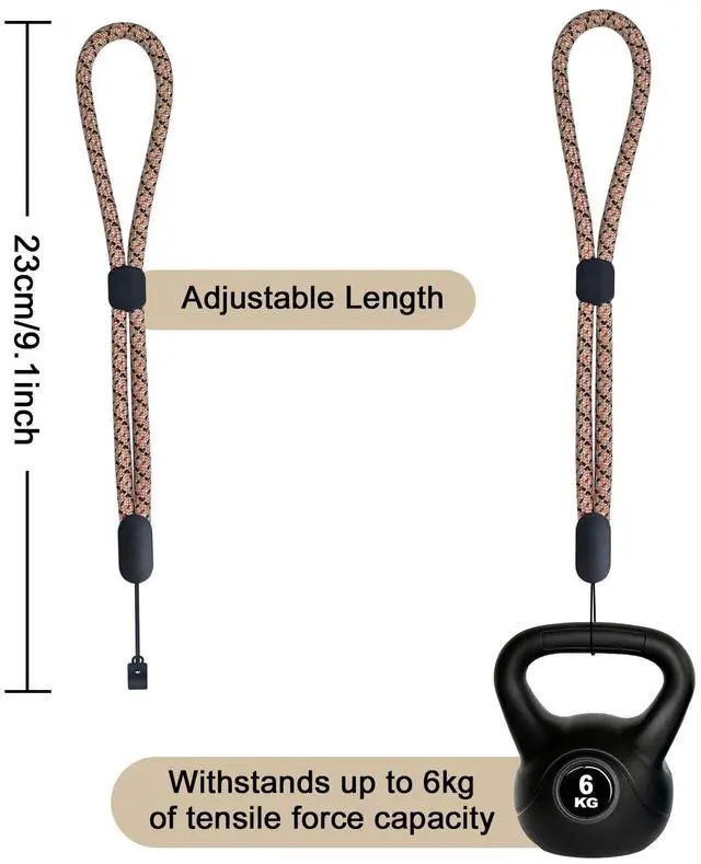 Alt view image 4 of 6 - Enhanced Reflective Wrist Strap Lanyard for Meta Quest 2 Controller, Comfortable Adjustable Hand Straps, Replacement Accessories Easy-to-Attach for Secure Controller Fit (Gold)