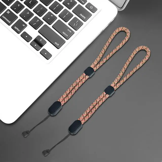 Alt view image 6 of 6 - Enhanced Reflective Wrist Strap Lanyard for Meta Quest 2 Controller, Comfortable Adjustable Hand Straps, Replacement Accessories Easy-to-Attach for Secure Controller Fit (Gold)