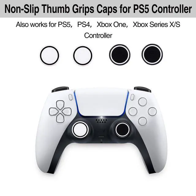 Alt view image 3 of 6 - 4PCS 3D Analog Joystick Replacement kit for PS5 Controller,Thumbsticks Repair Tool Kit with Repair Screwdriver Kit for Playstation 5 DualSense Wireless Controller