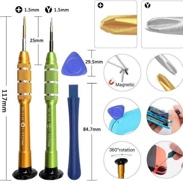Alt view image 4 of 7 - Joypad Joystick Replacement Joy-con Repair Tools Kit Joystick Replacement for Nintendo Switch Joy-Con Controller/Switch Lite/Switch OLED Fix Joystick Drift 32PCS
