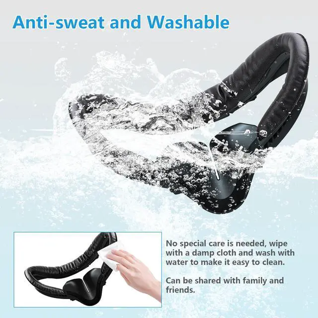 Alt view image 5 of 7 - 2 Pack Face Pad for Oculus Quest 2, Facial Interface & Face Cover Pad, Anti-fogging Sweatproof Face Cushion for VR Meta Quest 2 Accessories Replacement