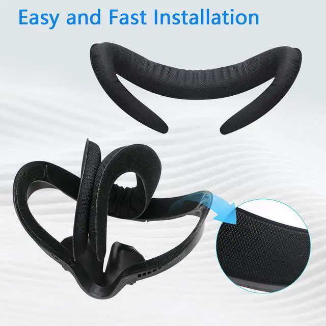 Alt view image 4 of 7 - Compatible with Oculus Quest 2 Face Bracket Replacement,VR Breathable Foam Face Pad Protective for Meta Quest 2,Comfortable Face Cover Cushion VR Accessories