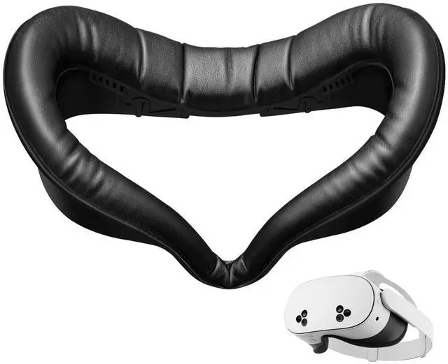 Main image of for Quest 3S Face Pad Cover Facial Interface, Soft PU Face Cushion Pad Compatible with Meta/Oculus Quest 3S Accessories, Fully Integrated Anti-Light Leakage Design (Not Fit Quest 3)