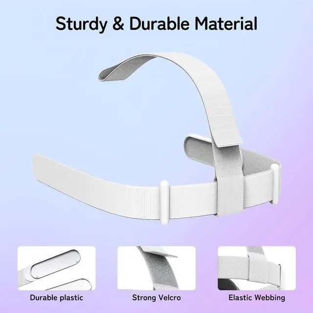 Alt view image 3 of 7 - Original Replacement Head Strap for Meta Oculus Quest 2, Enhanced Comfort and Gaming Immersion VR Accessories Compatible with Oculus/Meta Quest 2 Elite Strap