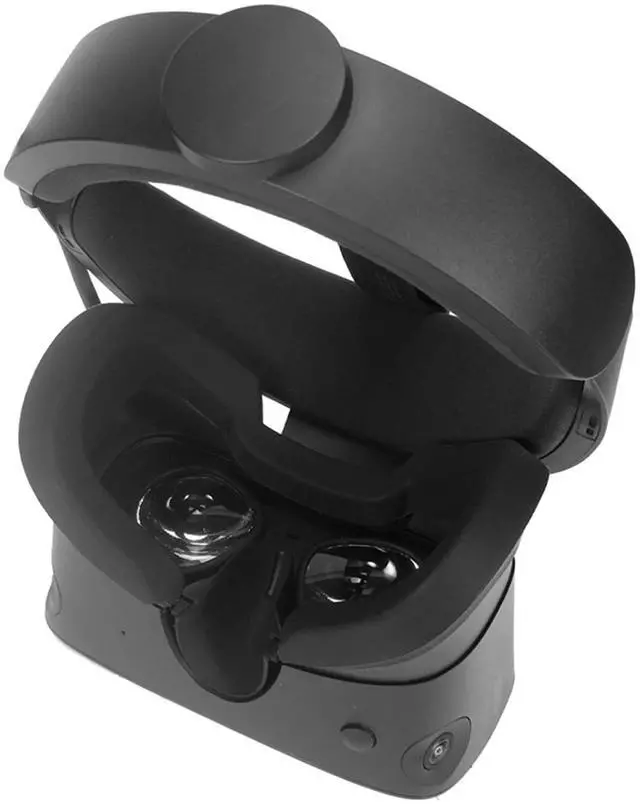 Alt view image 2 of 3 - Soft Silicone Eye Cushion Cover Pad for Oculus Rift S VR Headset Light Blocking Anti-Leakage Eye Cover