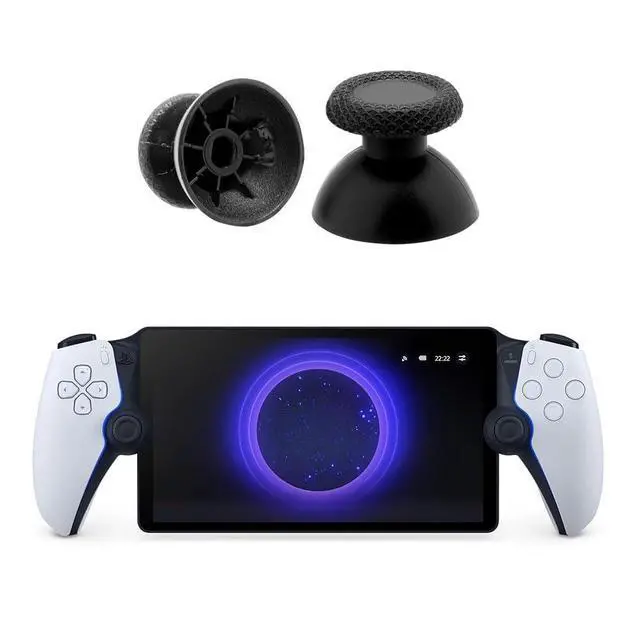 Alt view image 2 of 5 - 2 Pack Black OEM Thumbsticks Replacement Kit for PS Portal & for PS5 VR2, Analog Stick Caps Button for PlayStation Portal Remote Player, Repair Accessories with Repair Tools