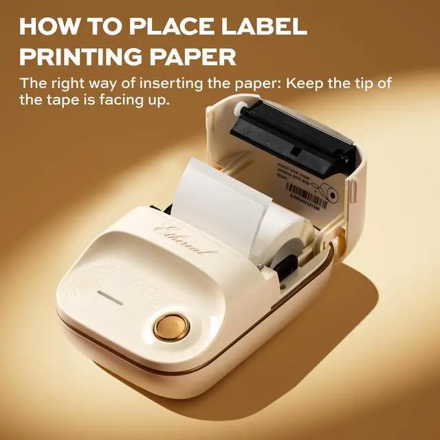 Alt view image 4 of 7 - Label Maker Tape, 1.57'' × 1.18'' (40mm × 30mm) 230 Labels/Roll Genuine Laminated Thermal Label Tape Refill, Waterproof Oilproof Highly Adhesive, Compatible with Novodesk AZ5004