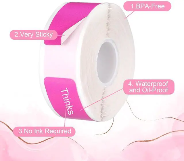 Alt view image 5 of 7 - 4 Rolls D30 Label Maker Tape, Print Master Labels Refill, Thermal Label Printer Paper for Phomemo, 12x40 mm (0.47"x 1.57"), Labels for Phomemo D30 D32 D35 Q30 Q30s Q31, 160/Roll (Colorful)