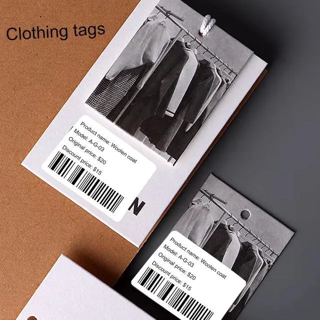 Alt view image 5 of 7 - M110 Thermal Labels, 1.57''x1.18'' (40x30mm) Thermal Sticker 460pcs Compatible with Phomemo M110/M221/M220/M120/M200 for Barcode/Address/Mailing/Logo/Business/Home Tag (2 Rolls)