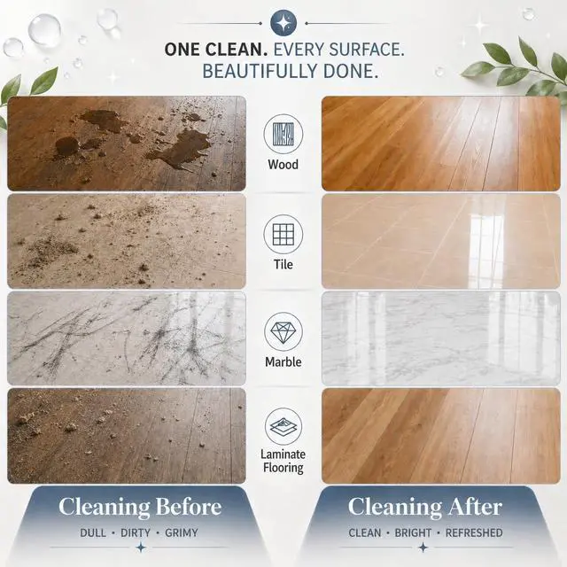 Alt view image 6 of 7 - Floor Cleaning Solution Compatible with Roborock Cleaning Solution, Residue & Streak Free, Suitable for All Robot Vacuum Cleaners and Wireless Wet Dry Dual-Use Vacuum Cleaners (Original flavor)