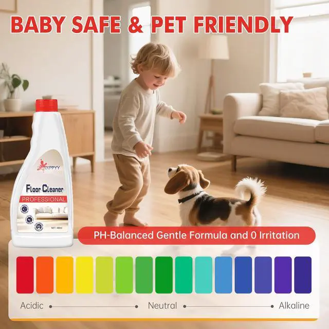 Alt view image 4 of 7 - Floor Cleaning Solution Compatible with Roborock Q5/Q7/Q8/S7/S8/Qrevo Series, All Robot Vacuums & Wet Dry Vacuum, Floor Cleaner for Mopping, 2 Bottle Floor Cleaner Refill