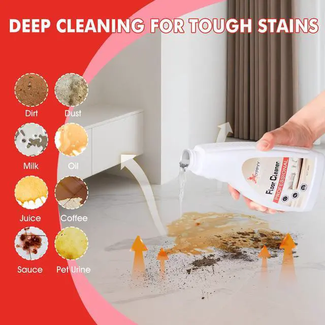 Alt view image 5 of 7 - Floor Cleaning Solution Compatible with Roborock Q5/Q7/Q8/S7/S8/Qrevo Series, All Robot Vacuums & Wet Dry Vacuum, Floor Cleaner for Mopping, 2 Bottle Floor Cleaner Refill
