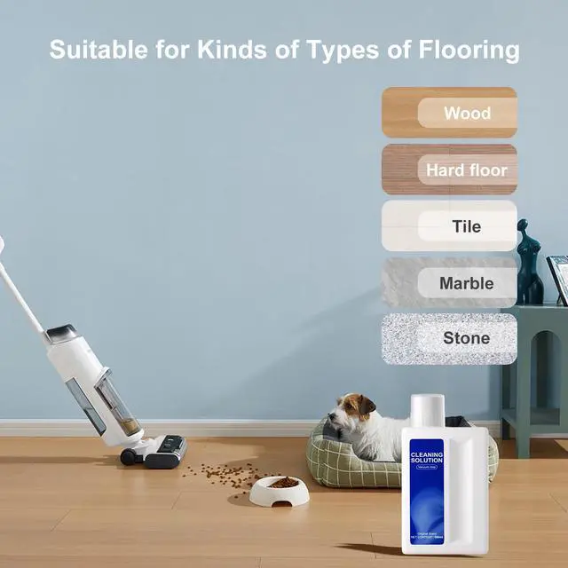 Alt view image 3 of 6 - Floor Cleaning Solution Original Scent Compatible with Dreame Cleaning Solution, Residue & Streak Free, Suitable for All Robot Vacuum Cleaners and Wireless Wet Dry Dual-Use Vacuum Cleaners