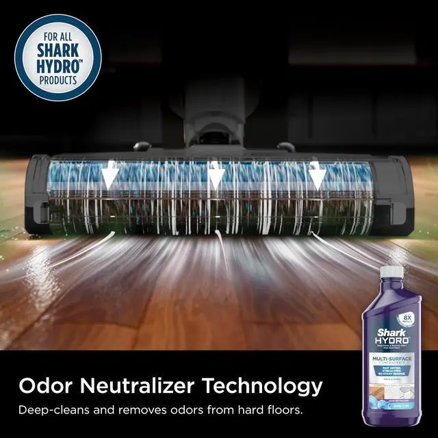 Alt view image 3 of 7 - Hydro Multi-Surface Concentrate with Odor Neutralizing Technology, Formulated for Use in All Shark Hydro Wet & Dry Cleaners, Use on Sealed Hardwood, Tile, Laminate, & Stone, 16oz, WWCM16