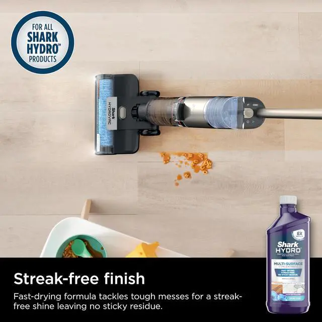Alt view image 6 of 7 - Hydro Multi-Surface Concentrate with Odor Neutralizing Technology, Formulated for Use in All Shark Hydro Wet & Dry Cleaners, Use on Sealed Hardwood, Tile, Laminate, & Stone, 16oz, WWCM16
