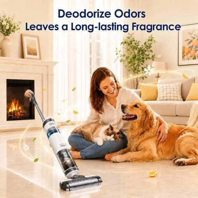 Alt view image 5 of 7 - Floor Cleaning Solution Compatible with Tineco Cleaning Solution, Residue & Streak Free, Suitable for All Robot Vacuum Cleaners and Wireless Wet Dry Dual-Use Vacuum Cleaners (Original flavor+Orange)